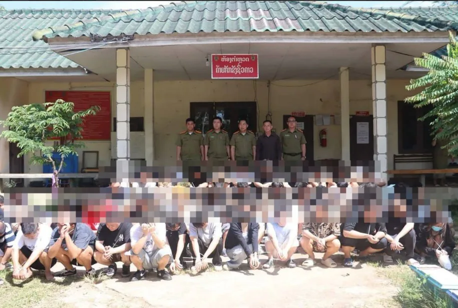 #老挝资讯：万象省警方突查两家酒店：78名外国人涉嫌参与网络犯罪活动