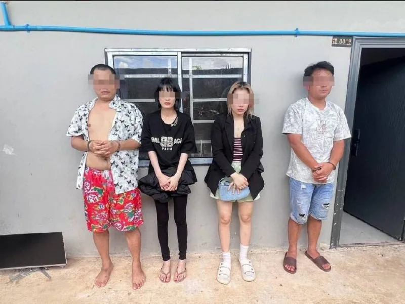 特本克蒙查20名外国人，2名中国人涉毒被抓